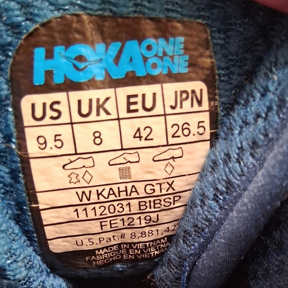 Hoka Sky Kaha GTX Black Iris/ Blue Sapphire Women's Hiking Boots * Size: 9.5 - Picture 7 of 7